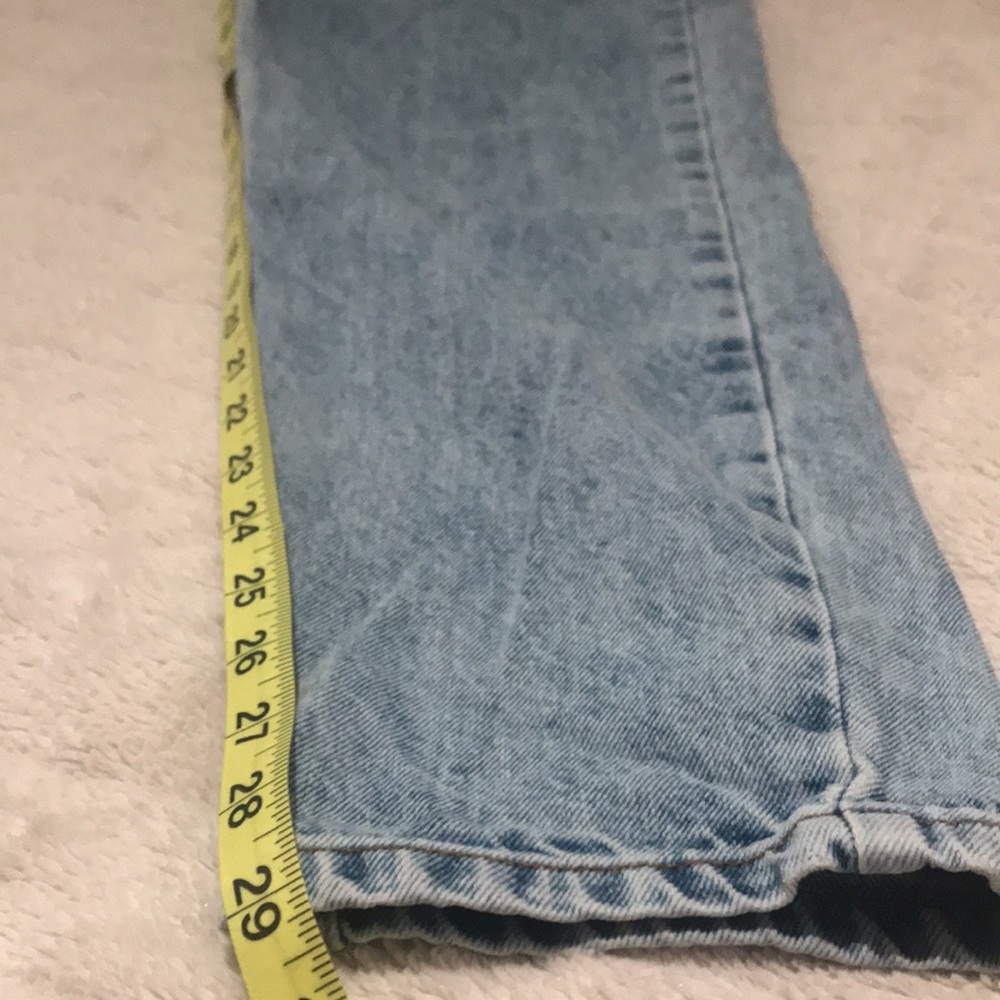 ASOS Design High Rise Light Blue Mom Jeans - Picture 8 of 9